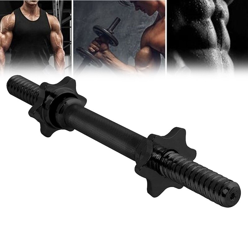 47cm Dumbbell Bars Dumbbell Handle Adjustable Dumbbell Bar Fitness Equipment For Exercise Workout Training: Default Title