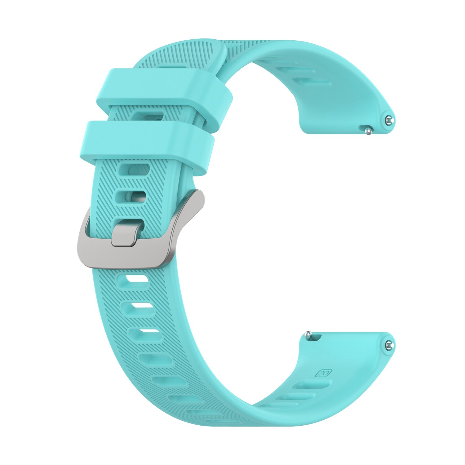 20mm Official style Sports Silicone Quick Release Strap For Garmin Forerunner 55 158 Wrist Band 245 245M 645 Bracelet Watchband: H