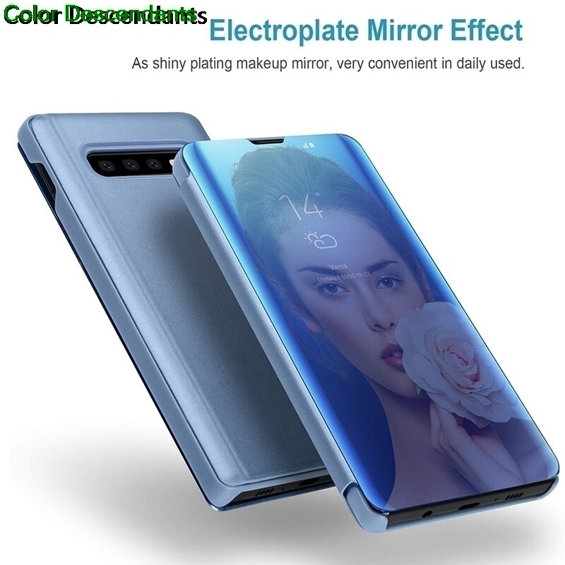 accorto Caso Dello Specchio per Vivo V19 Custodie Fundas Magnetico di Vibrazione del Cuoio Della Copertura per VIVO V19 Cassa Del Telefono per VivoV 19 vivoV19 Telefono etui