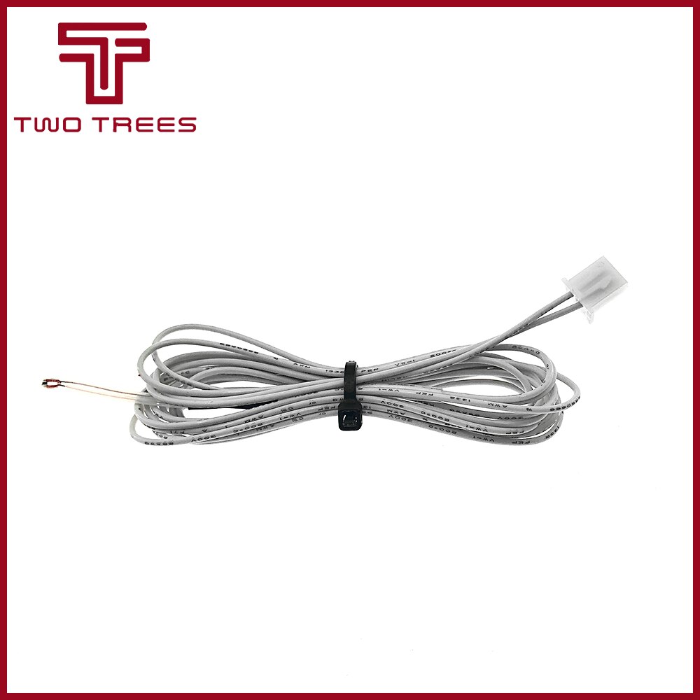 5pcs/lot 100K ohm NTC 3950 Thermistors Sensors with Cable 3D Printers Parts Temperature Part White 1M Line Accessories