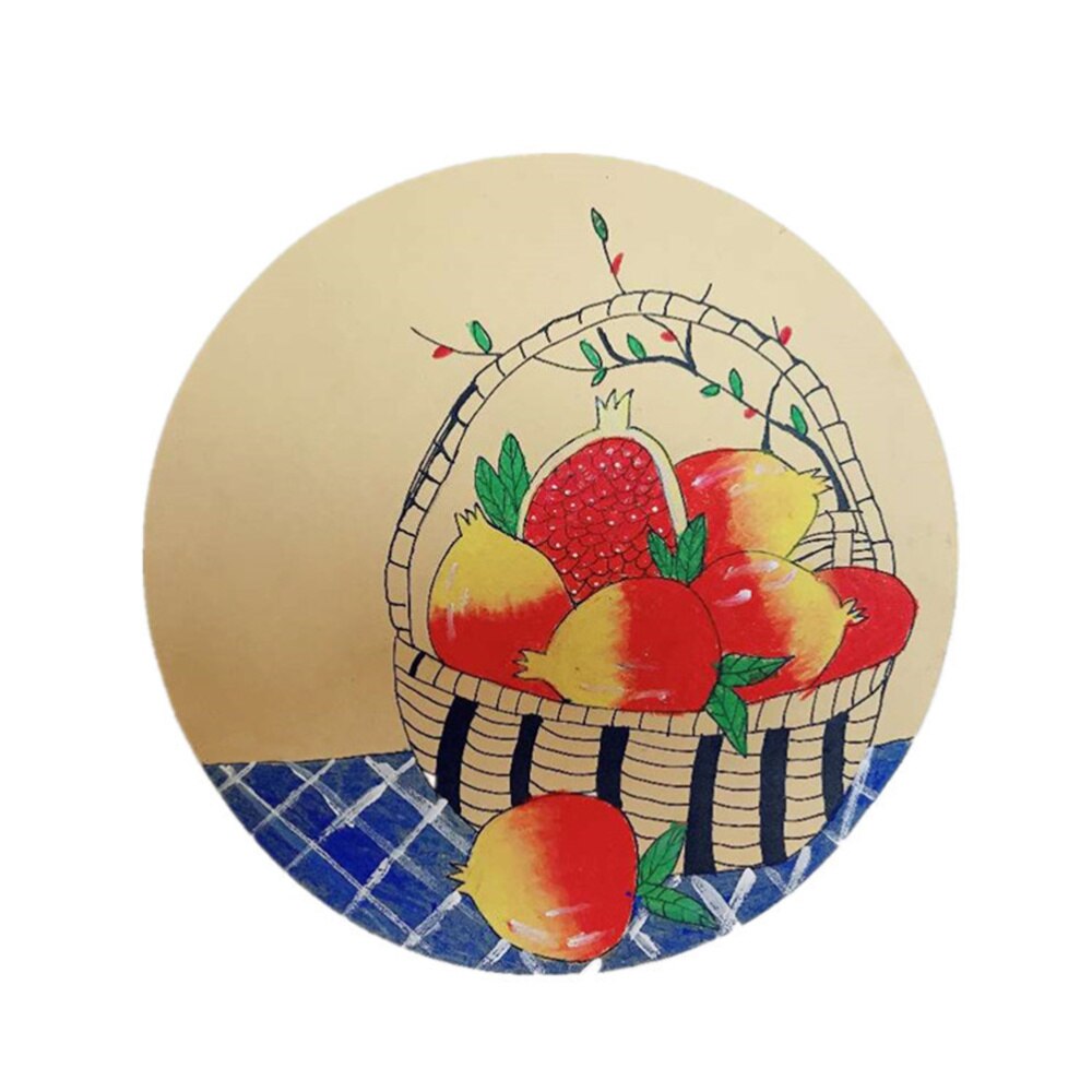 25 Sheets Round Kraft Sketch Paper Thick Drawing Pads Painting Art Supplies for Artist School (25cm Diameter): 25x25x0.1cm