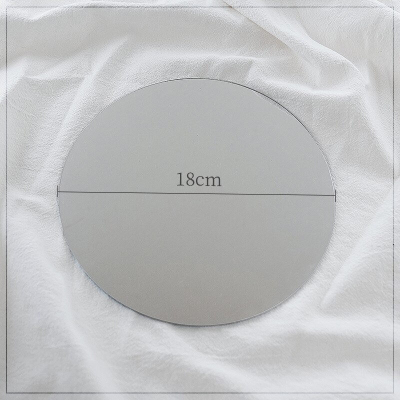 Life Photo Photography Reflective Mirror Inverted Image Board Fotografia Props Shoot Props for Jewelry, Cosmetics, Makeup Tools: Round 18cm