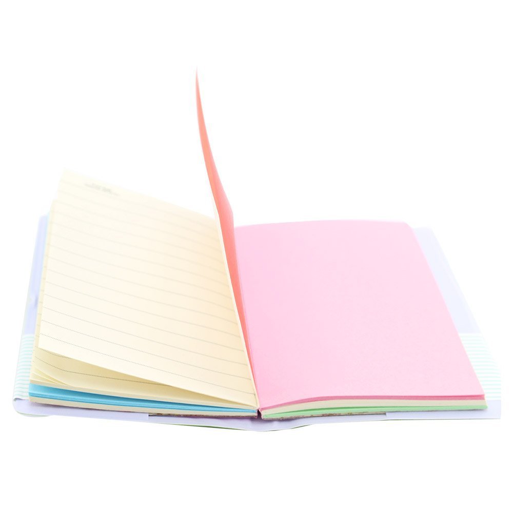 XRHYY Travel Diary Diary Pocket Memo Candy Notebook PU Leather Smiley Face Mini Note Pads For Students Children Writing