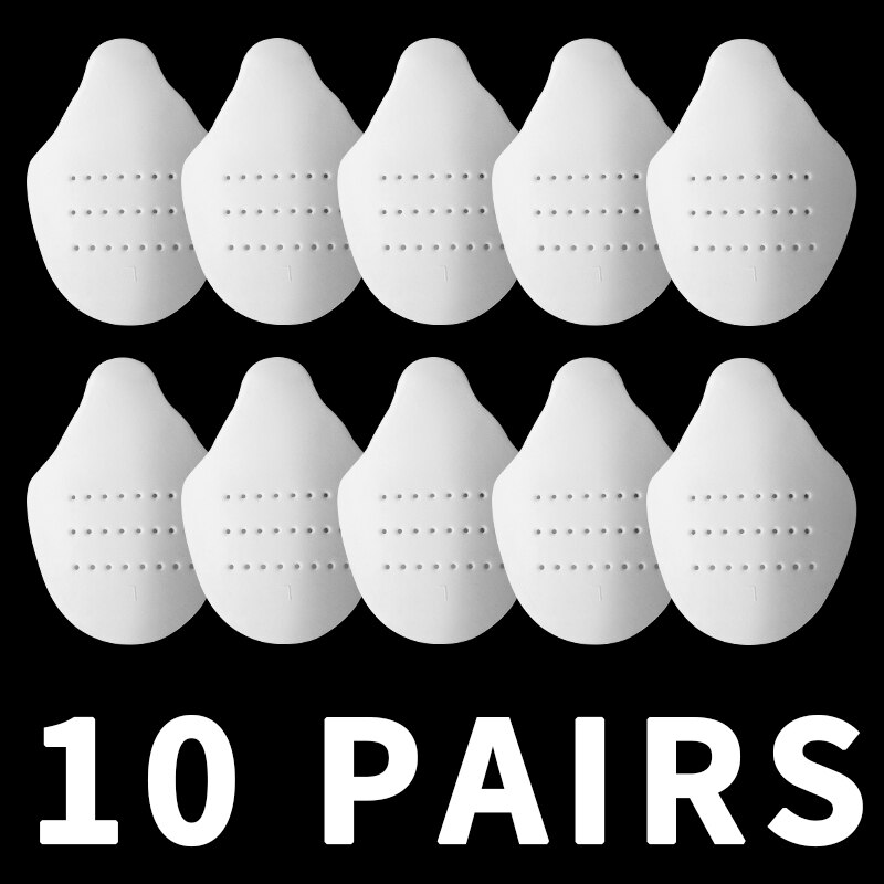 10 Paar Anti Vouw Wasbare Protector Sport Schoen Ondersteuning Neus Hoofd Brancard Shaper Keeper Protector