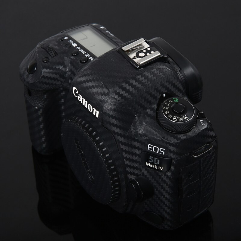 Anti-repa kamerahus kolfiberfilmskal för canon eos 5d markiv 5 div 80d 90d 5 diii 5 d 2 6d m6ii 77d skyddsdekal