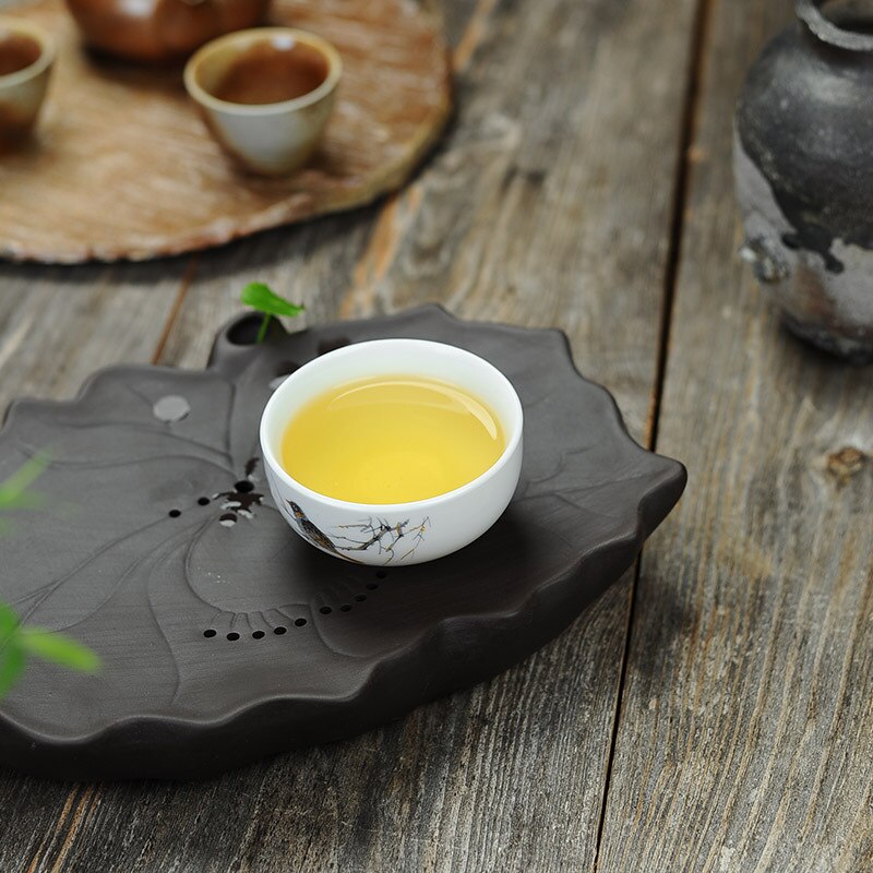 Tesæt kung fu keramik tesæt 1 kande 1 kop tekande gaiwan smuk og nem tekande elkedel
