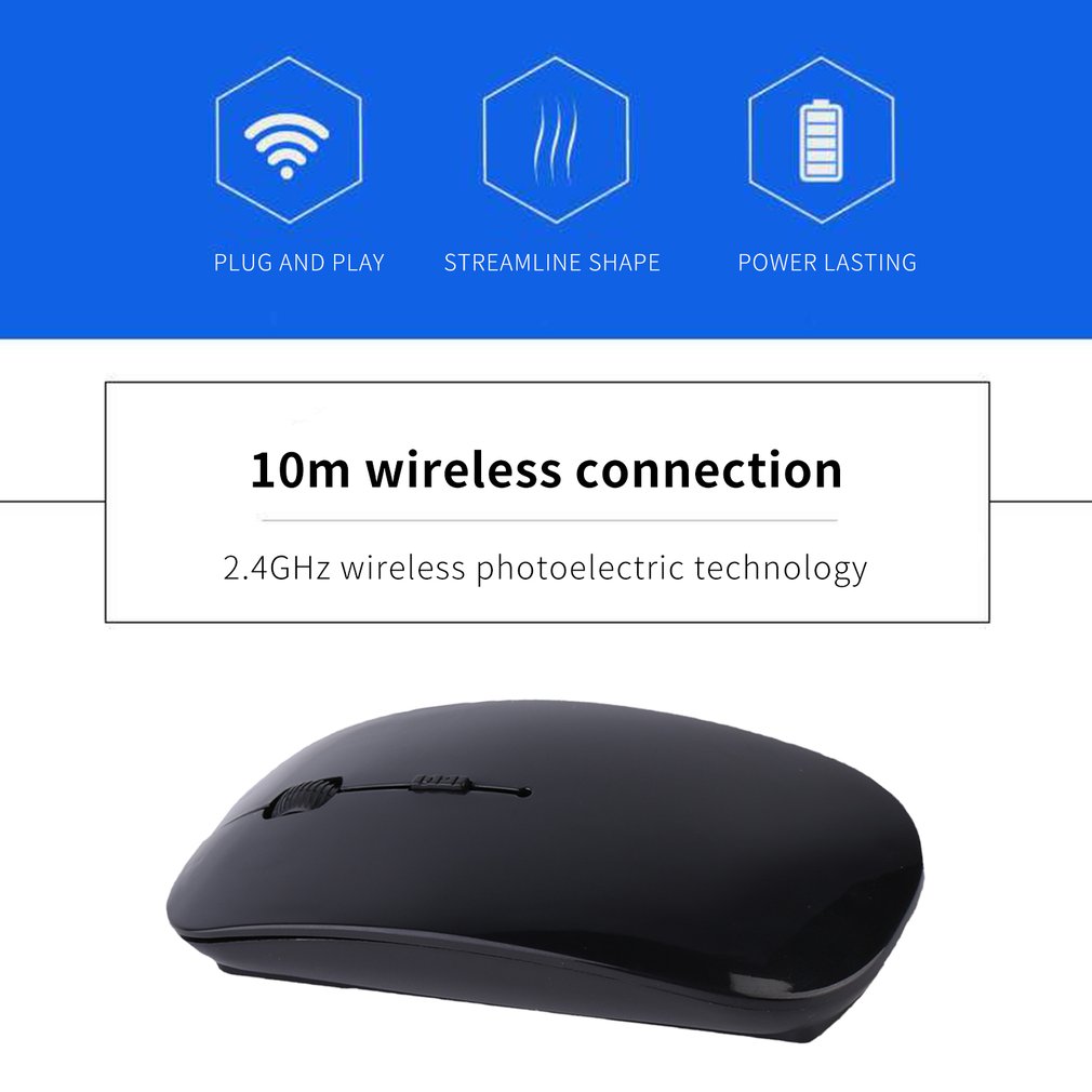 2.4GHz Optical Wireless Mouse Wireless Compatible USB Button Gaming Mouse Gaming Mice Computer Mouse For PC Laptop