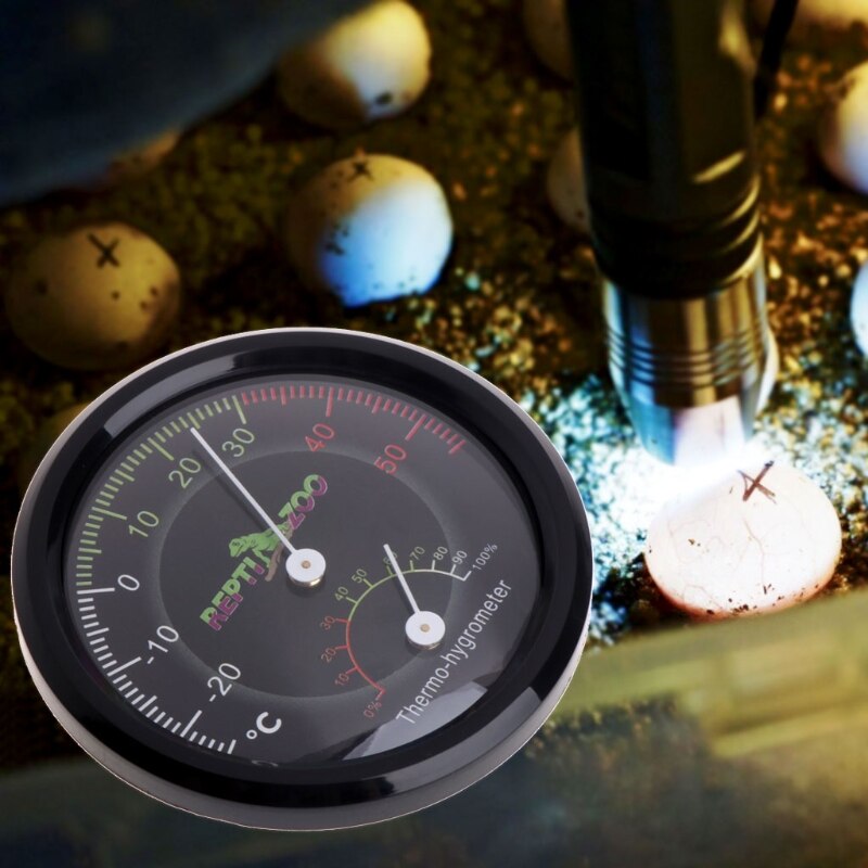 Reptile Tortoise Vivarium Terrarium Thermometer Thermo-hygrometer Humidity Gauge -20-50°C