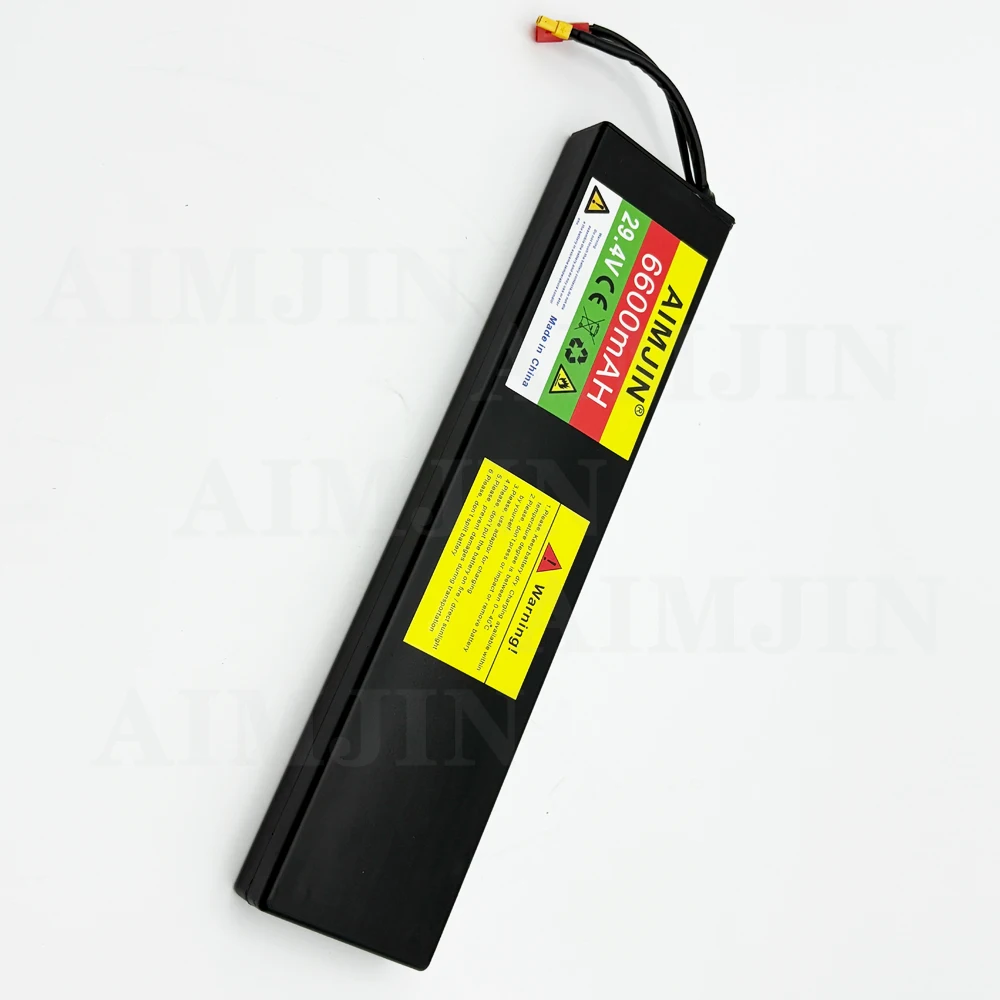 Batteria ricaricabile agli ioni di litio 7S2P 25,2 V 6000 mAh con BMS per scooter elettrico 29,4 V + caricabatterie