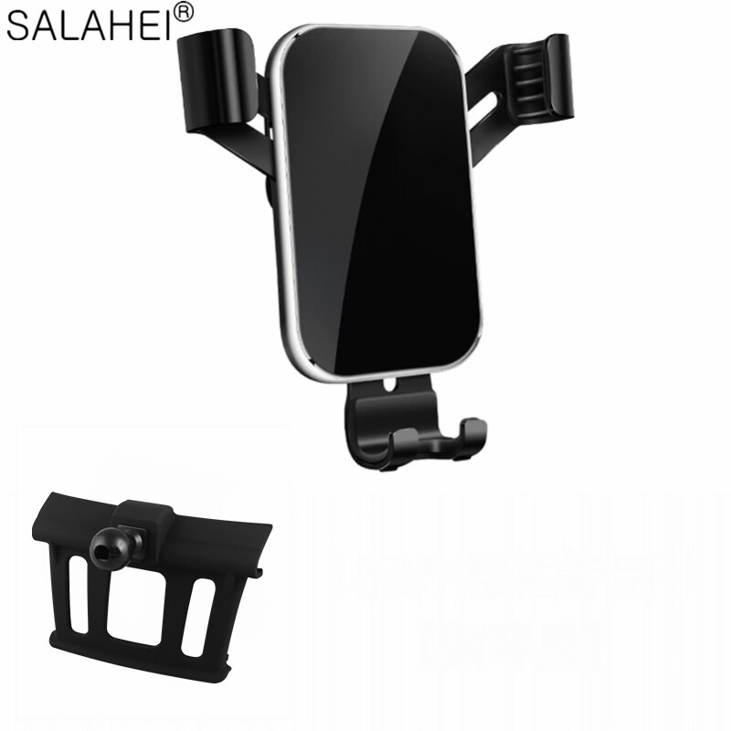Mobile Phone Holder For Nissan Qashqai J11 X-trail Rogue T32 Dashboard Mount GPS Phone Holder Stand Clip: black