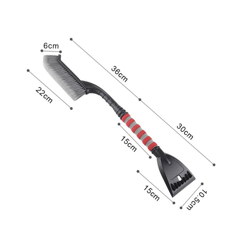 Sneeuw Borstel Met Afneembare Ijskrabber, Sneeuw Removal Tool Wasstraat Borstel Voor Auto 'S, Vrachtwagens, Suv 'S, voorruit