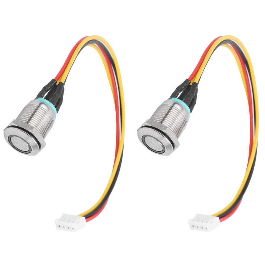 2PCS Scooter Light Switch ON-OFF Handlebar Adjustable Mount Waterproof Switches Button 3-6V Headlight Switch Scooter Accessory