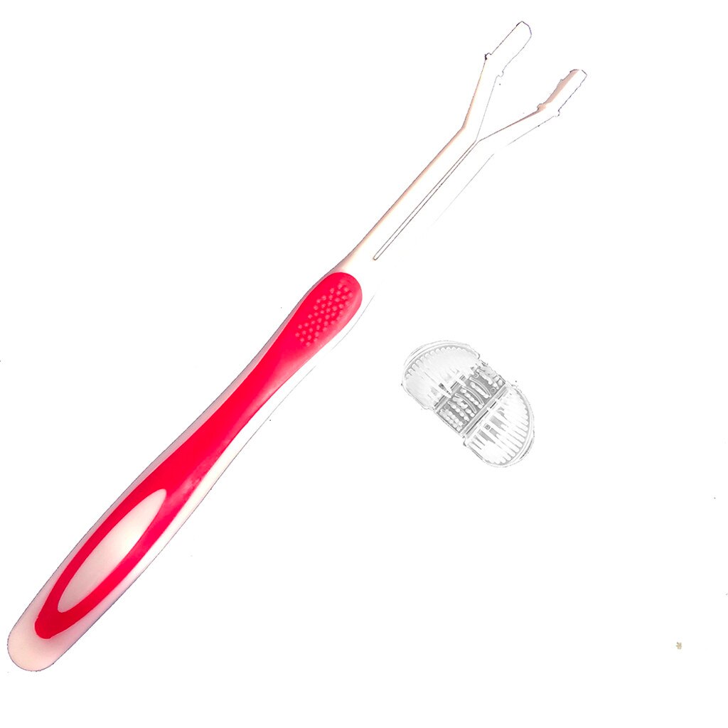 Special Needs 3 Sided Toothbrush 360 Surround Toothbrush Complete Coverage Adult 18.5*2cm