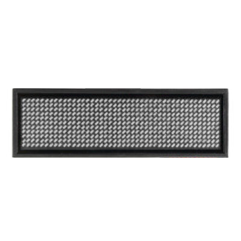 LED Mini Digital Name Message Tag Badge Sign Business Card Screen PXPE: White