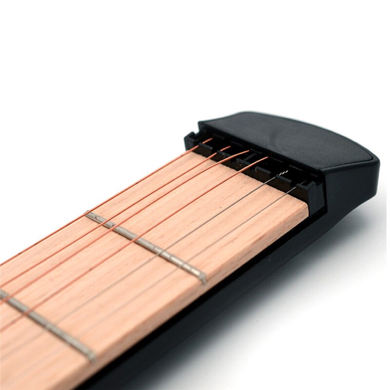 Pocket Guitar Practice Neck Portable Pocket Guitar 6 Fingerboard Model Beginner Practice Tool Accessories