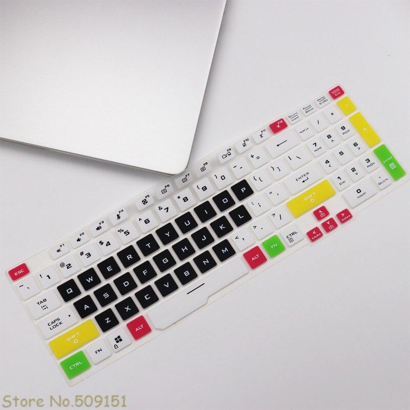 For ASUS TUF Gaming F15 FX506LH FX506LI FX506IV FX506 / Asus TUF F17 FX706LI FX706 FA706 Gaming Laptop Keyboard Cover Protector: Candyblack