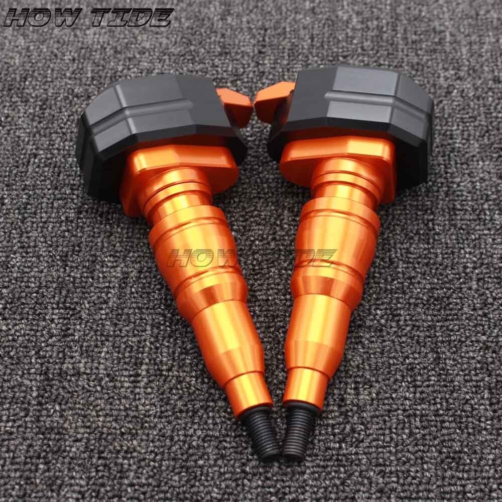 For YAMAHA MT-09 MT09 Motorcycle Falling Protection Frame Slider Fairing Guard Anti Crash Pad Protector: orange 2