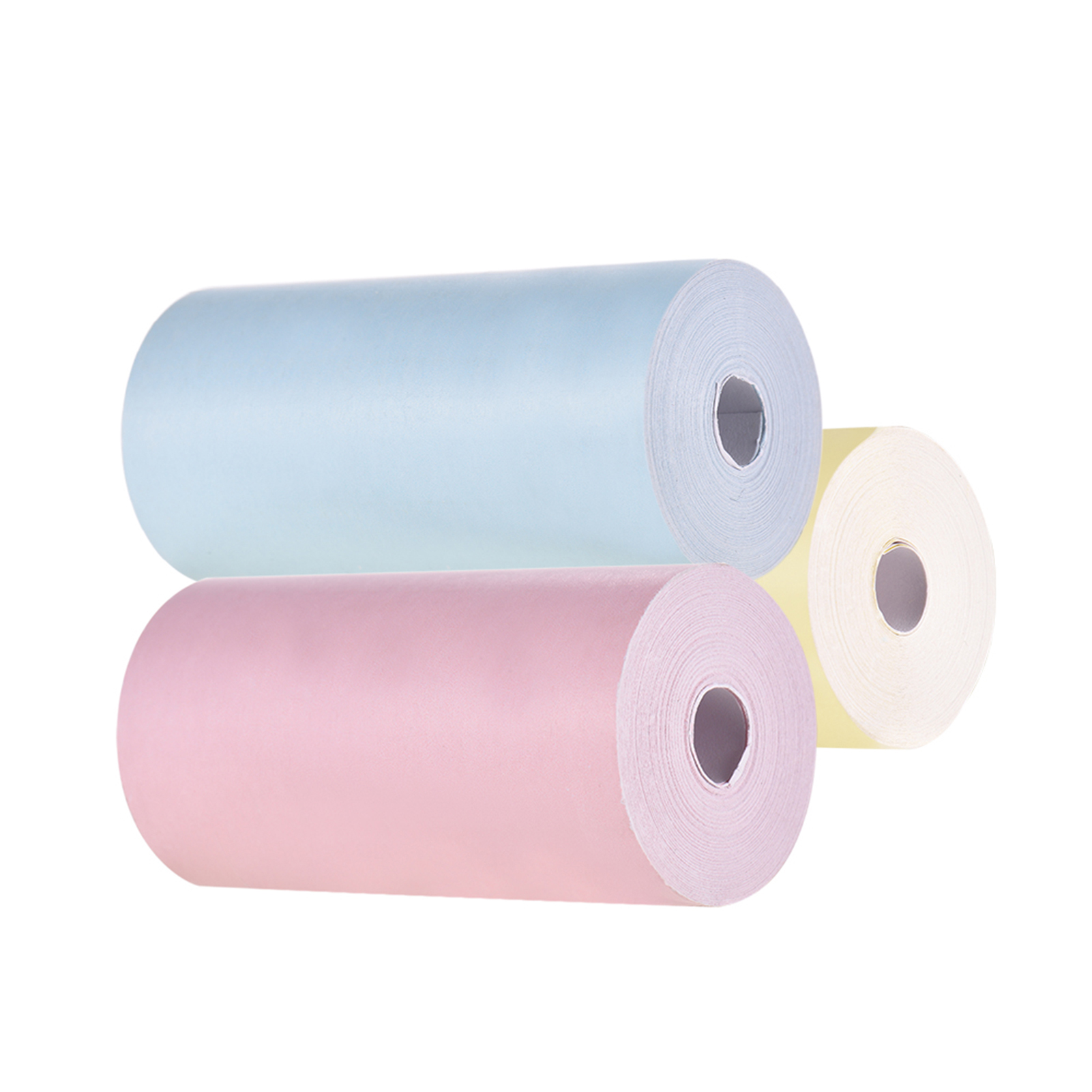 Aibecy 3 Rolls Color Thermal Paper Roll 57*30mm Bill Receipt Photo Paper Clear Printing for PeriPage A6 Pocket Thermal Printer