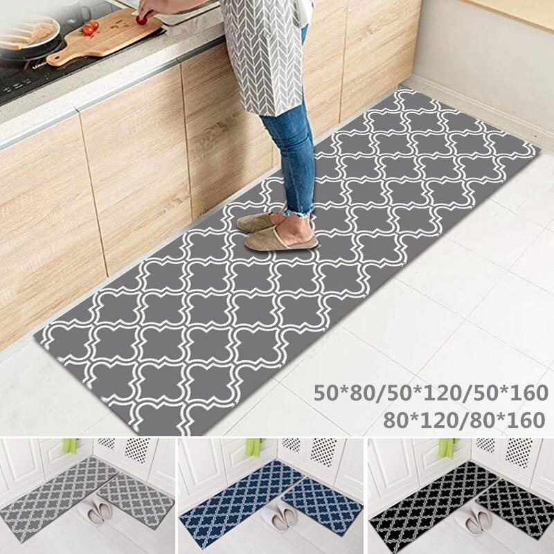 Lange Keuken Tapijt Antislip Mat Comfort Vloermatten-Perfect Voor Keuken Badkamer En Staande Bureaus Tapijten Wasbaar deur Mat