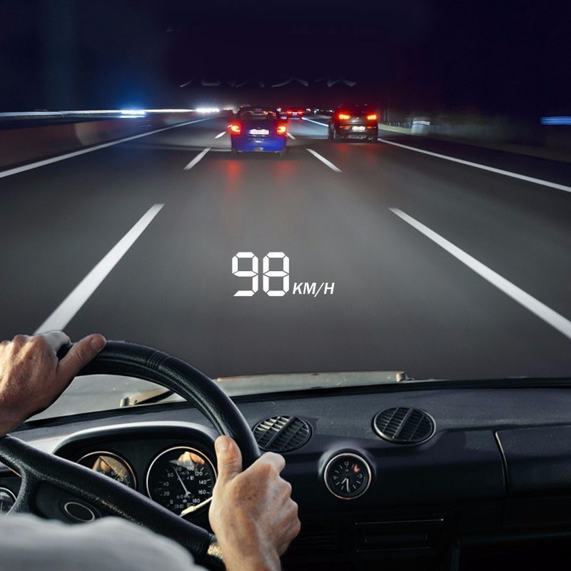 Auto Snelheid Projector Voorruit Head Up Display A100 Auto Gadgets Automobiel Obd2 Hud Stijgen Monitor Obd 2 Rijden Computer