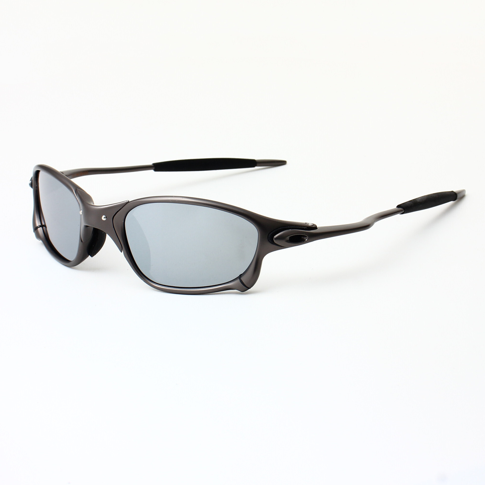 Golden frame polarized sunglasses X metal future technology style outdoor sports cycling sunglasses Juliet 2: GRAY
