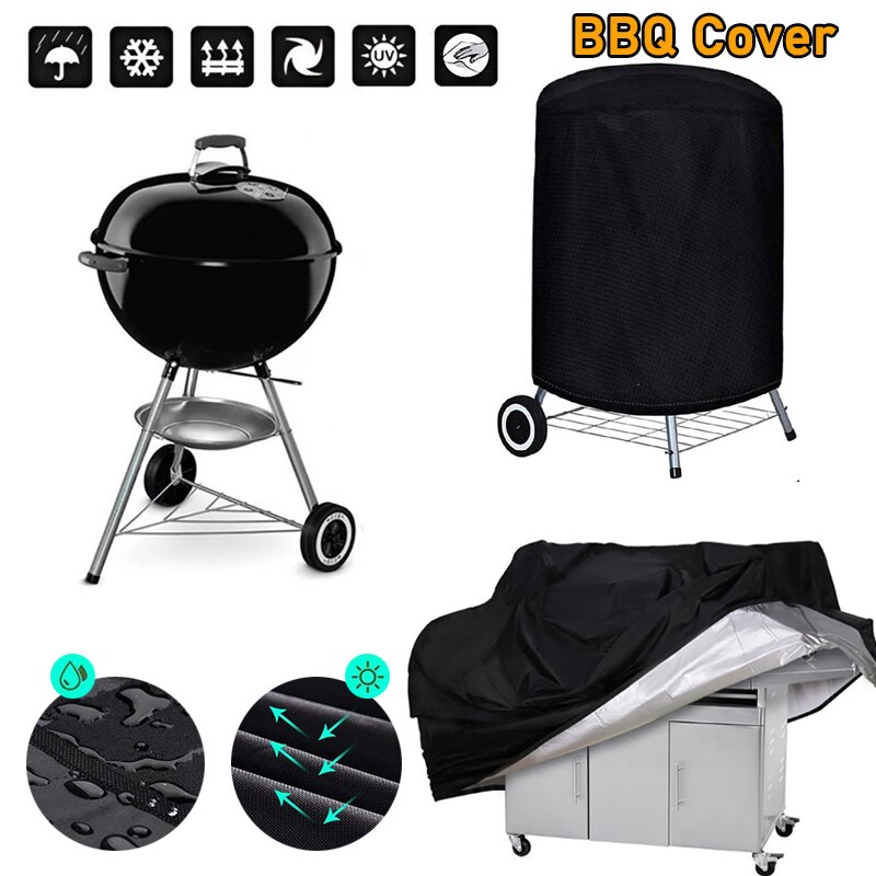 Bbq Grill Barbeque Cover Anti-stof Waterdicht Weber Zware Charbroil Bbq Cover Outdoor Regen Beschermende Barbecue Cover 29size