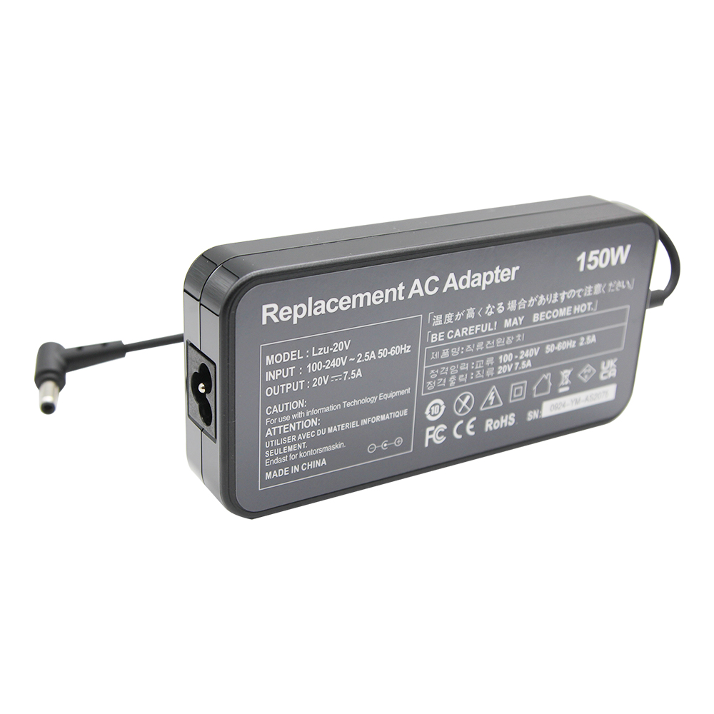 20v 2.4a 7,5 w 150*6.0mm Ladegerät AC Notebook Laptop Adapter für Asus Rog FX95D VX60G TuF Gaming A15 FX506lu FX705G FX86FE T9750
