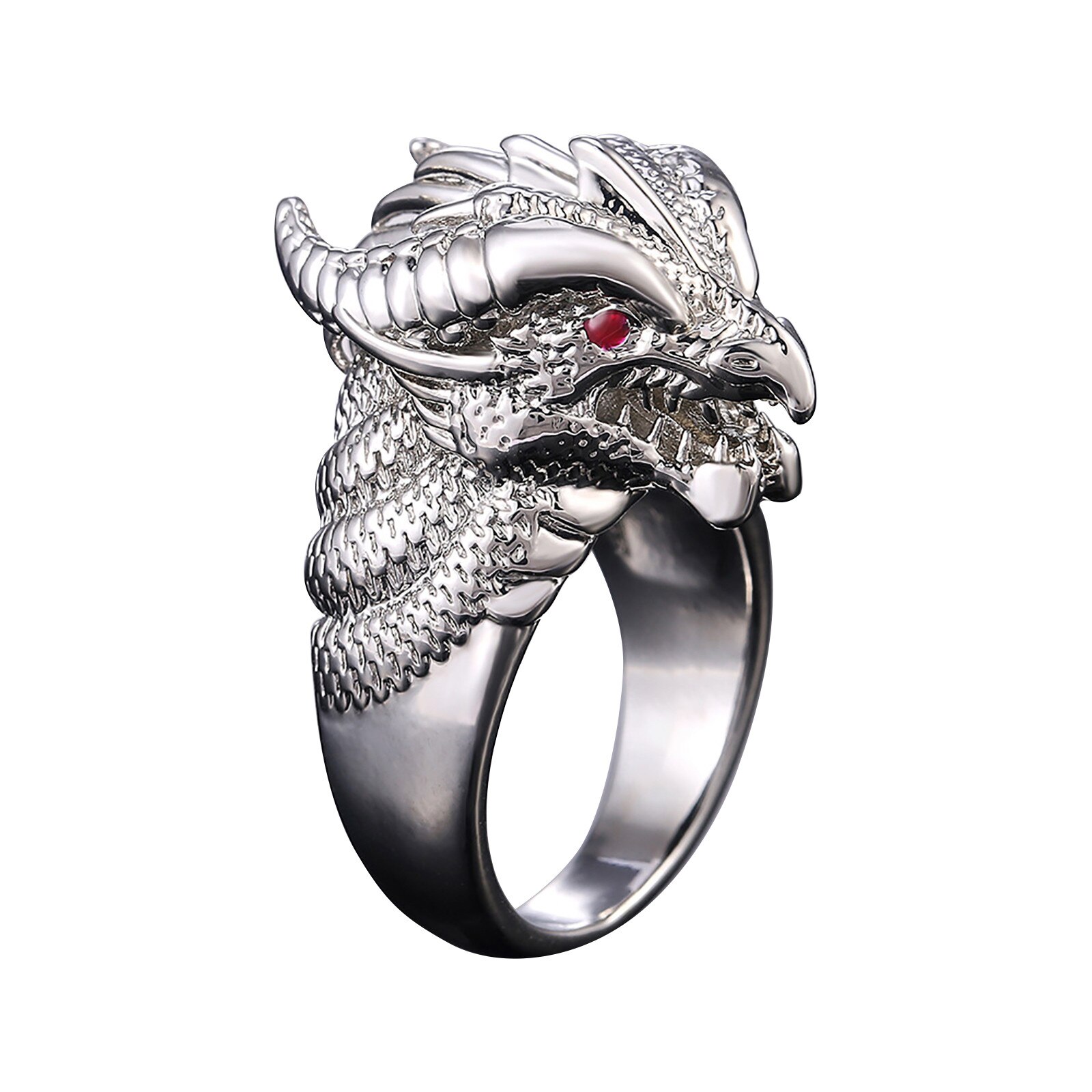 Mode Retro Persoonlijkheid Overheersend Prachtige Toonaangevende Heren Ring Legering Sieraden Ring Size6-10 Vinger Ringen Chic