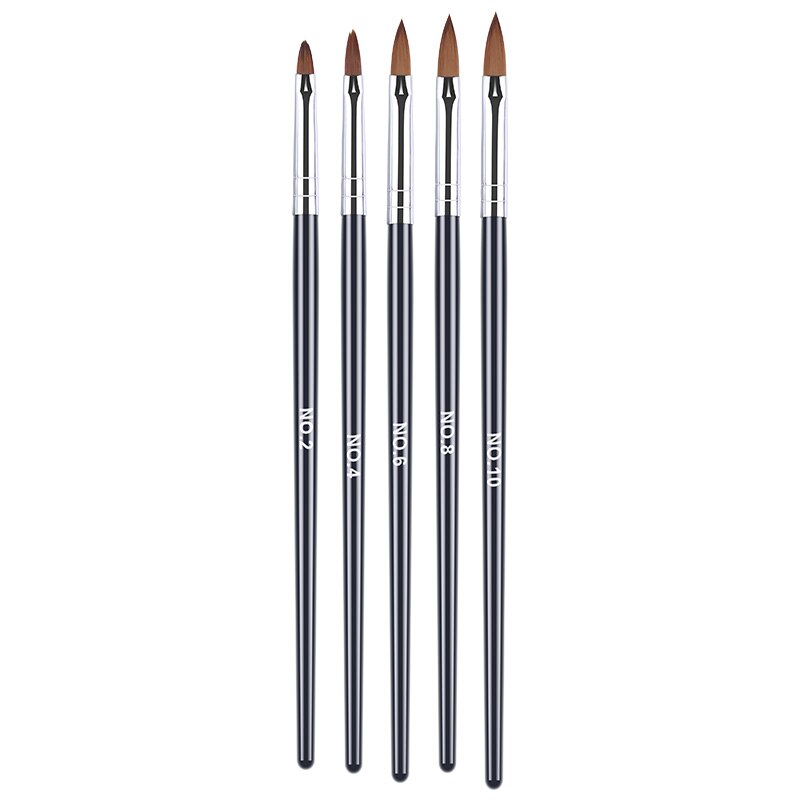 Ensemble de pinceaux à ongles pour Gel UV et acrylique, 7/15 pièces, brosse à ongles pour doublure, dessin, peinture, stylo, , outil d'art des ongles: 5