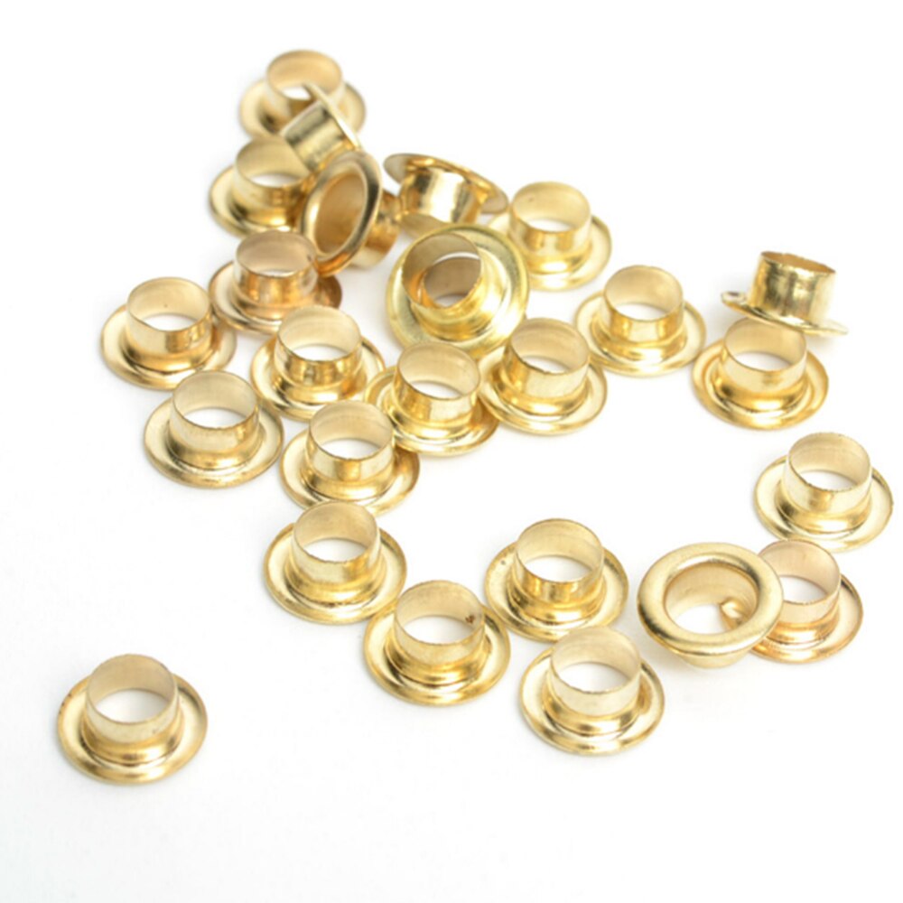 100x scrapbook metall öljetter scrapbooking diy utsmyckning plagg tyg läder