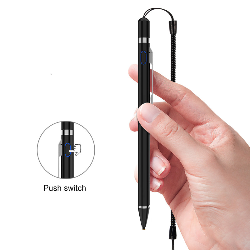Stylus pen til lenovo tab  m8 m10 fhd plus 2nd gen tb -x306x x606f x505f x605f 8505f 8705f tablet touch pen med fjederreb etui