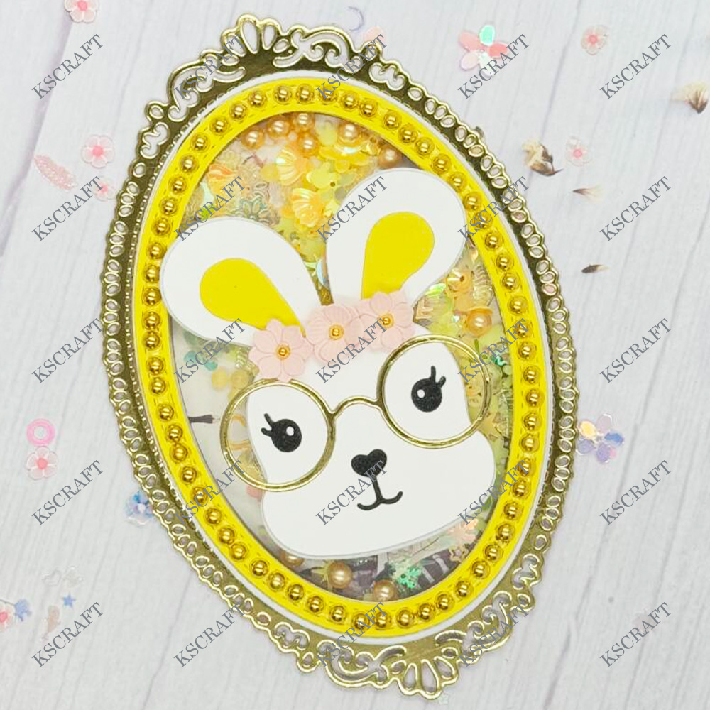 KSCRAFT Oval Frame Cutting Dies Stencils for DIY Scrapbooking Decorative Embossing DIY Paper Cards