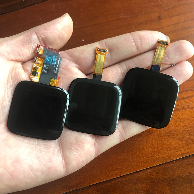 Advaka Lcd-scherm Touch Glas Panel Digitizer Vergadering Vervanging Voor Fitbit Versa 1 2 3 Smartwatch Scherm Reparatie