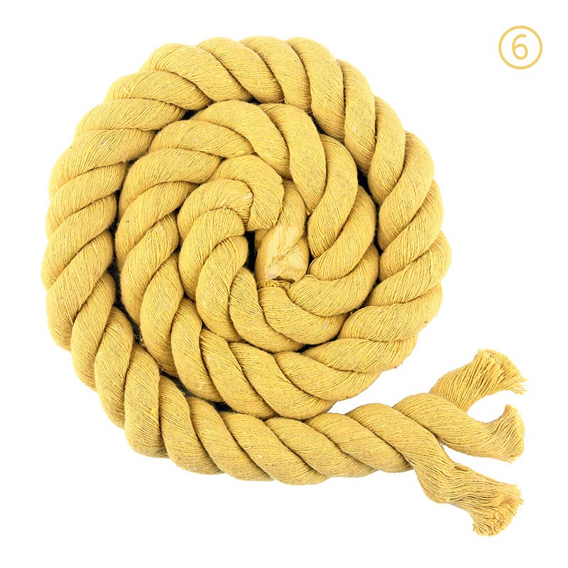Cordon en coton torsadé de 2 mètres, 20mm, haute ténacité, corde décorative pour sac de maison, accessoires textiles pour la maison, artisanat: color 06