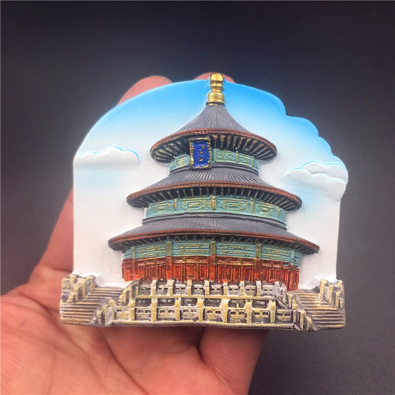 Fridge Magnets China Beijing Great Wall Tourist Souvenir Magnetic 3D Refrigerator Sticker Kitchen Decor Chinese Style Ideas: 6
