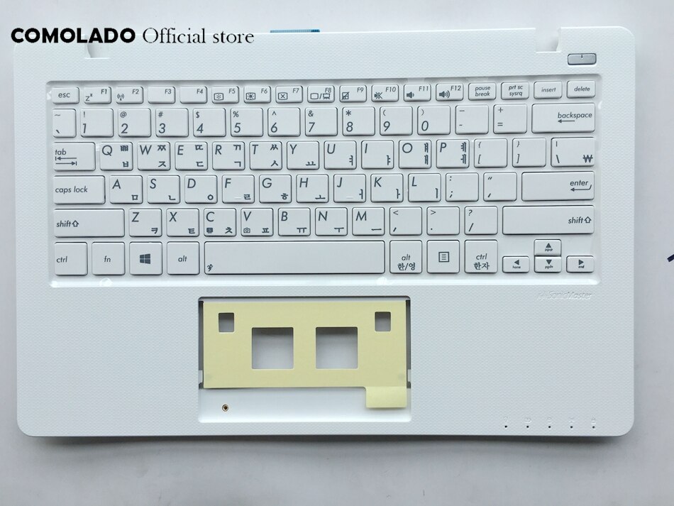 Teclado de cubierta superior con reposamanos nórdico checo árabe Alemania hebreo Hungría Corea para ASUS X200C X200CA X200L X200LA X200M X200MA: Rosa