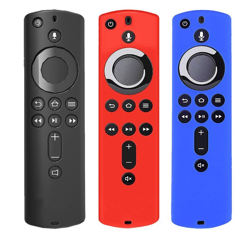 Schutzhülle Silikon Stoßfest Leichte Langlebig Anti Unterhose Gitter Hause Fernbedienung Abdeckung Für Feuer TV Stock 4K