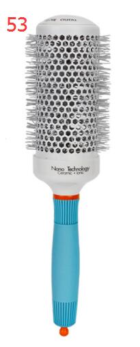Thermal Nano Technology Ceramic Ionic Hair Round Brushes Aluminum Hair Barrel Comb In 4 Sizes Hairdressing Brushes Hair Styling: 53
