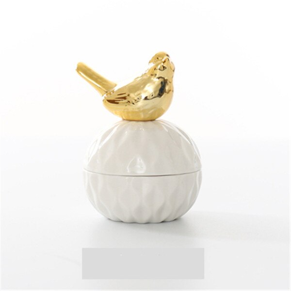 Nordic Ananas Lagerung Tank Aromatherapie Kerze Lagerung Container Keramik Glas Schmuckstück Boxen Candy Jar Home Dekoration Handwerk: E4