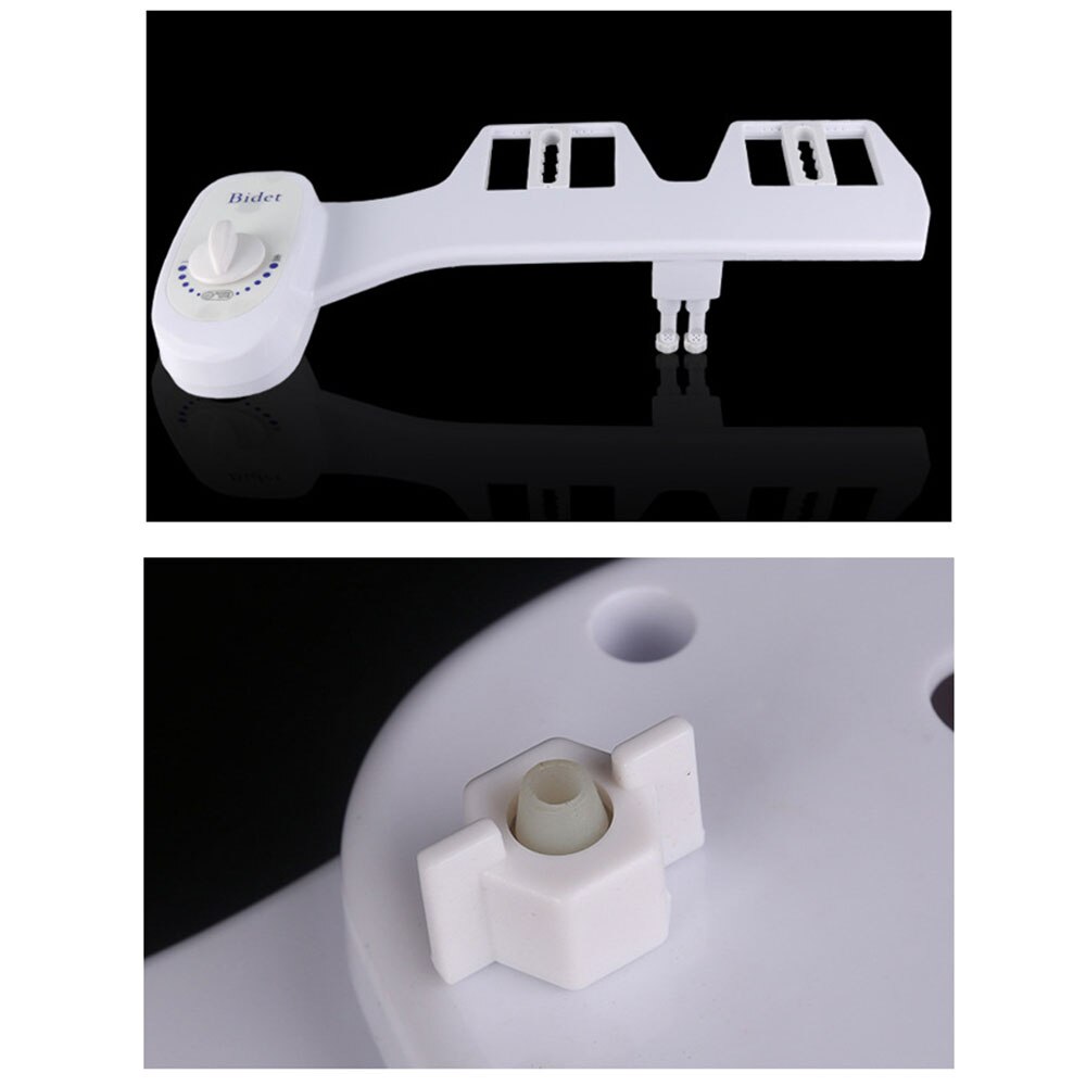 G1/2 Portable Manual Bidet Toilet Seat Double Selfcleaning Water Nozzles Sprayer Brand And