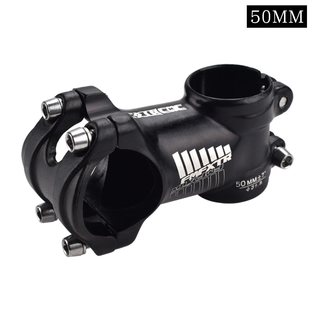 MTB Bike Stem 31.8mm*50 60 70 80 90 100 110 120mm 7 Degree Bicycle Stem XC AM Mountain Road Bike handlebar Stem Bicycle Parts: 50mm