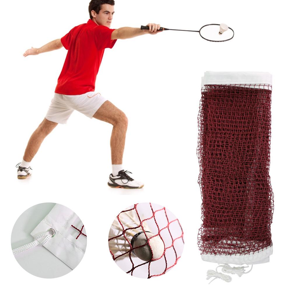 6.1 x 0.75m utomhus sport träning standard badminton nät tennis nät mesh volleyboll badminton träning träning nät
