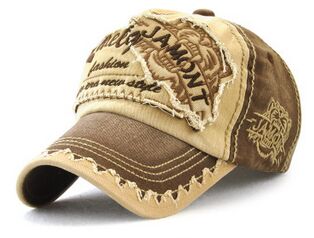 Europe And America Faddish Brand Snapback Baseball Cap Spring Summer Cotton Patch Hats For Women And Men 5 Colors: Brown