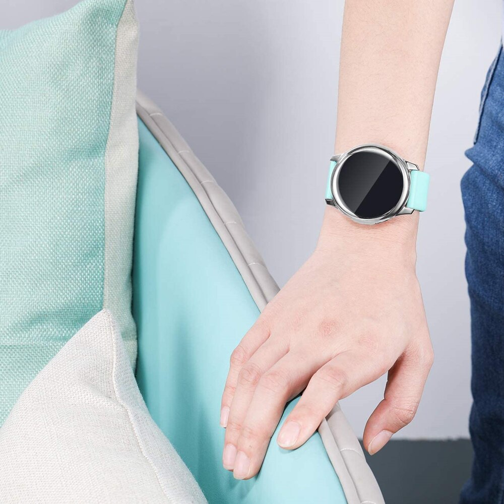Pecpect etui til samsung galaxy watch active 2 cover 44mm 40mm 3 pack soft full covers skærmbeskytter til active 2 smartwatch