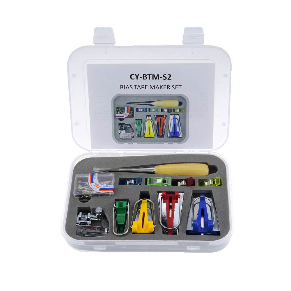 Sewing Machine Tools sets DIY Patchwork Quilting Tool Binding Sew Multifunction Sewing Bias Tape Maker Set