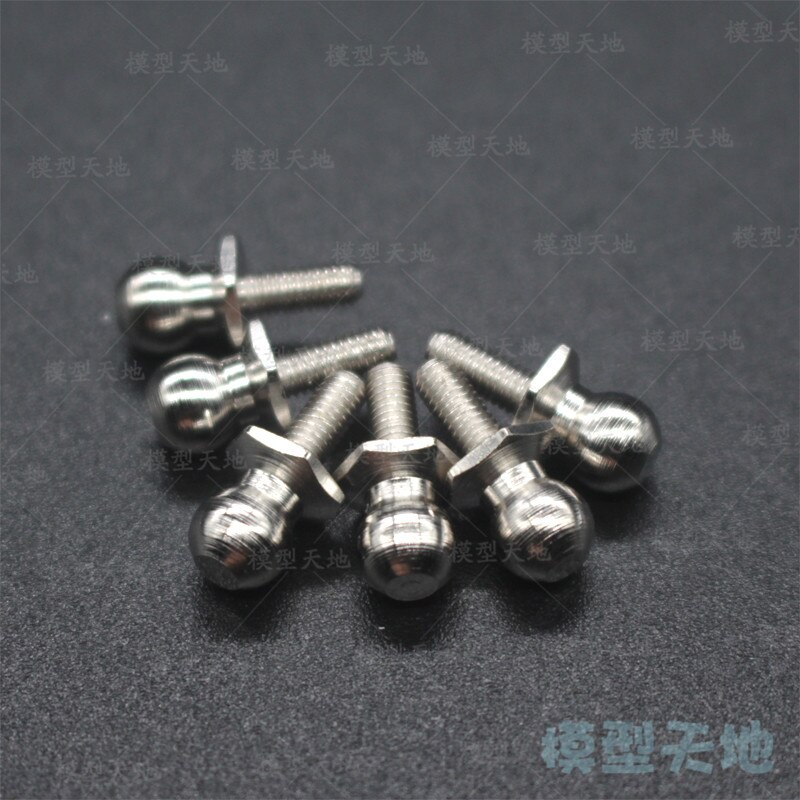 6PCS HSP 02038 Metal Ball Head Screw 6P For 1/10 RC Model Car Flying Fish 94122 94123 94106 94166 94155 94177 94111 94188