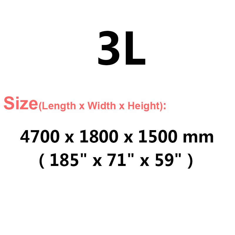 Buildreamen2 Car Cover Sun Snow Rain Dust Protection Cover Waterproof For Ford Everest Expedition Edge Galaxy Windstar Freestar: 3L