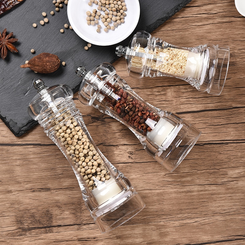 1pc Mill Pepper And Salt Grinder Light Peper Spice Grain Mills Porcelain Grinding Core Mill Multi-purpose Seasoning Bottle