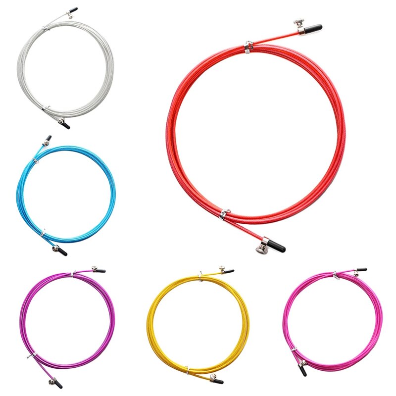 Reserve hop reb 3m udskifteligt ledning kabel hastighed spring reb træning springtov ståltråd træning fitness gear