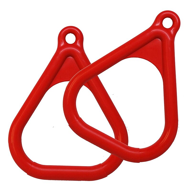 4 pièces anneau trapèze balançoire Playset anneau trapèze, rouge & vert foncé